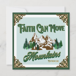 La fe puede mover montañas