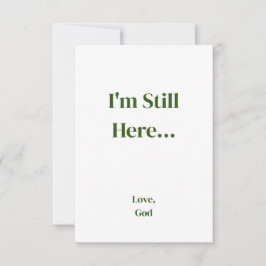 La fe verde que sigo aquí... Amor, tarjetas de Dio