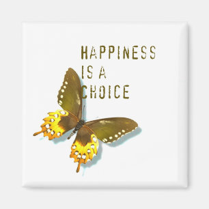 La felicidad de la mariposa es un imán bien