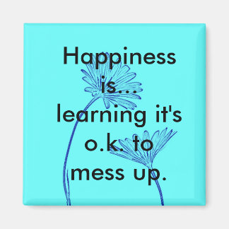 La Felicidad Es... Imán para refrigerador