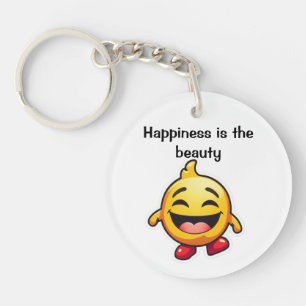 La felicidad es la belleza - el llavero de regalo.
