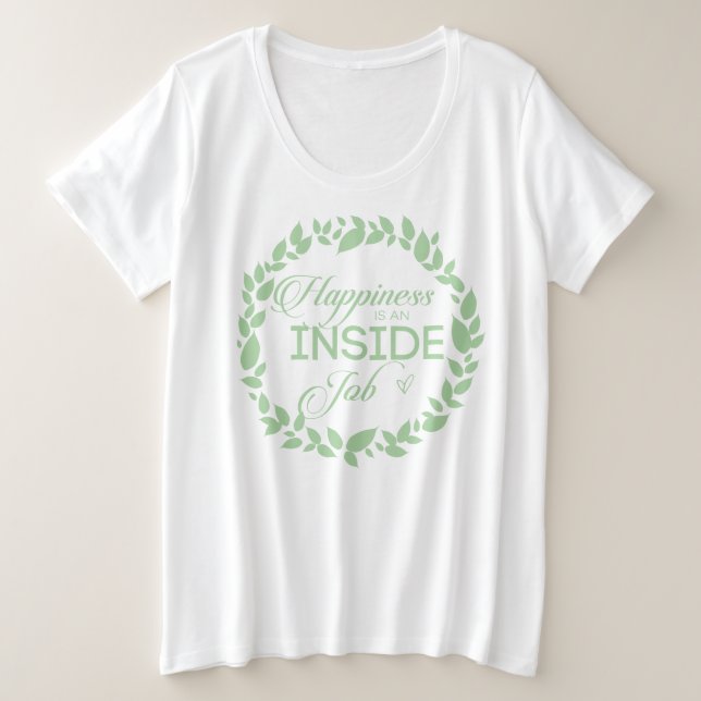 La Felicidad Es Un Trabajo Interior De La Guerra V (Anverso del diseño)