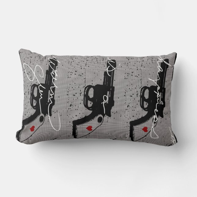 La felicidad es una almohada caliente del arma (Anverso)