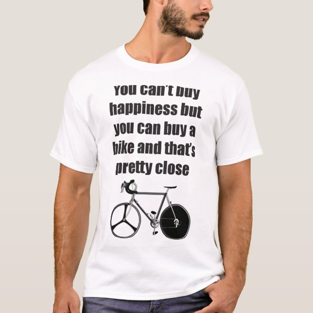 La felicidad es una camiseta de la bici (Anverso)