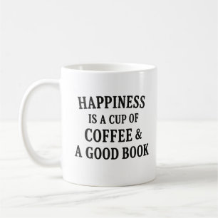 La felicidad es una copa de café y un buen libro