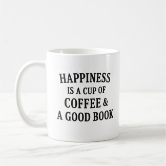 La felicidad es una copa de café y un buen libro