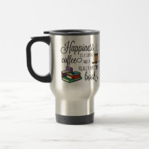 La felicidad es una copa de café y un libro asombr