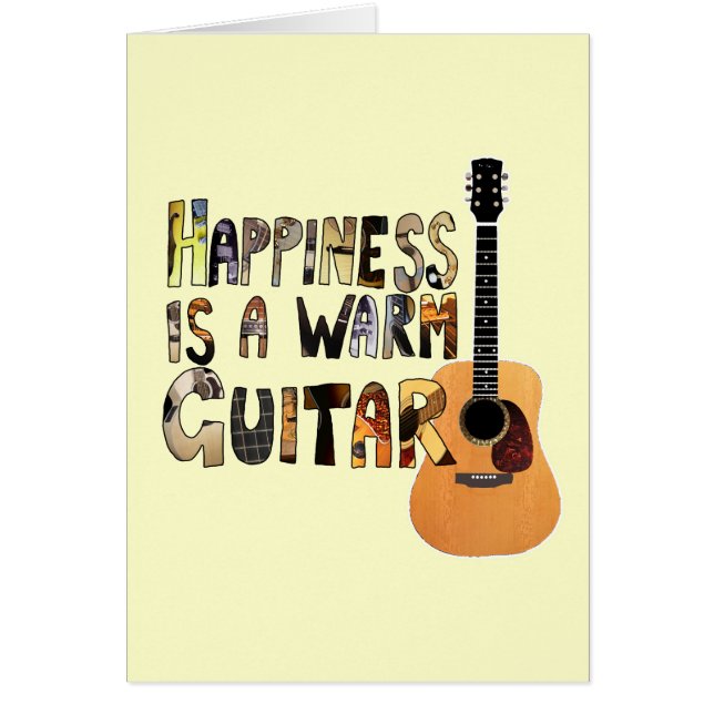 La felicidad es una guitarra cálida (Frente)