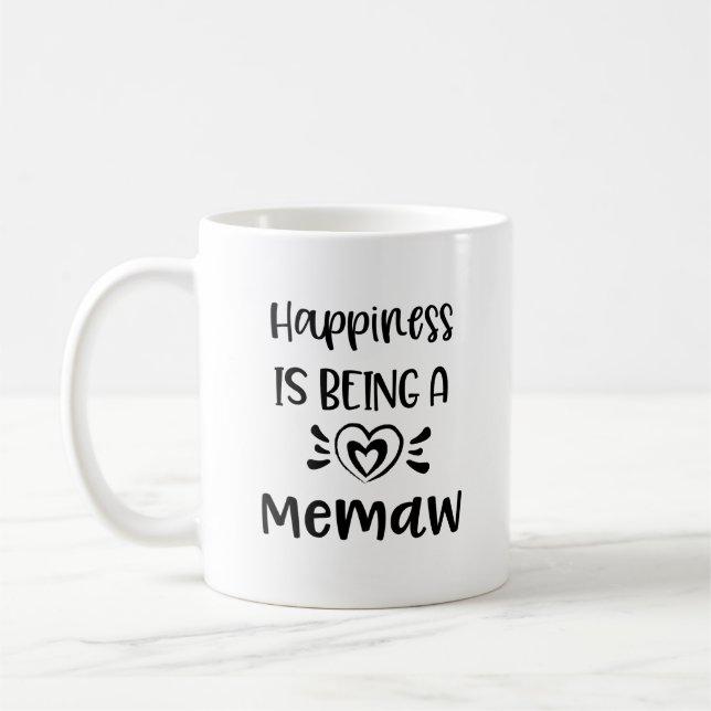 La felicidad está siendo una taza de café de la (Izquierda)