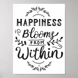 La felicidad florece desde dentro del arte mural