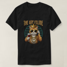 La Felina VIP – Camiseta Real de Gato Divertida