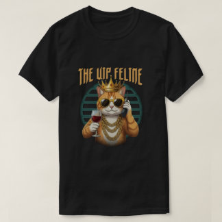 La Felina VIP – Camiseta Real de Gato Divertida