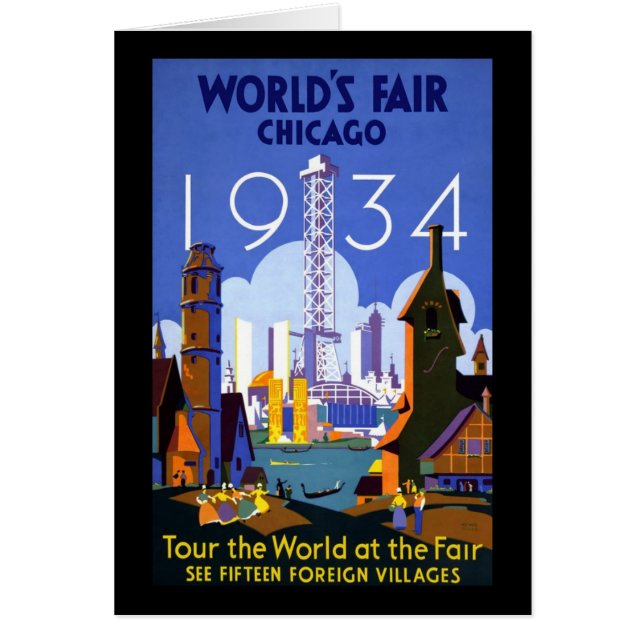 La feria 1934 de mundo de Chicago (Frente)