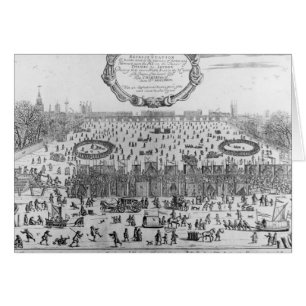 La feria de Frost del invierno de Thames