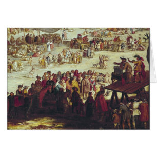 La feria en Impruneta, detalle de la derecha