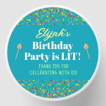 La fiesta de cumpleaños azul es la Personalizado d
