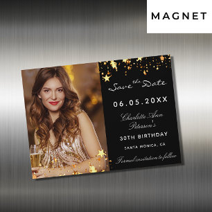 La fiesta de cumpleaños de oro negro salva el imán