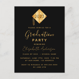 La fiesta de graduación es la mejor invitación par