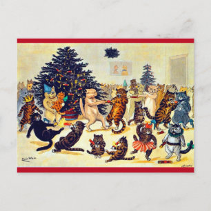 La fiesta de Navidad del gato, Louis Wain