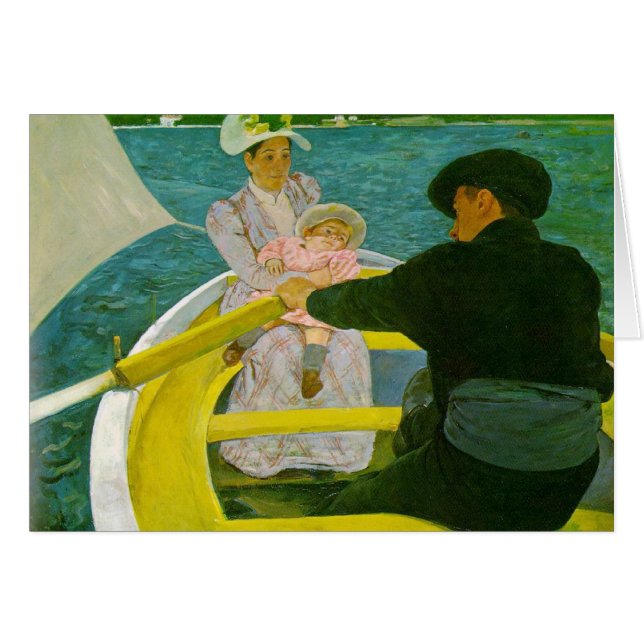 La Fiesta del barco, Mary Cassatt (Anverso (Horizontal))