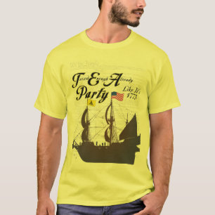 La fiesta del té como ella es 1773 - camisa de