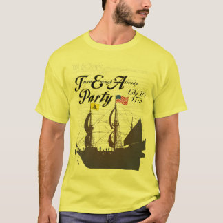 La fiesta del té como ella es 1773 - camisa de
