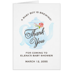 La fiesta del té del bebé el   Baby Shower le