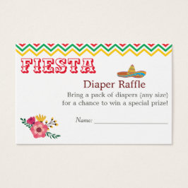 La Fiesta Mexicana Encanta Baby Shower Diaper Raff