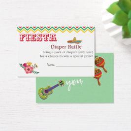 La Fiesta Mexicana Encanta Baby Shower Diaper Raff