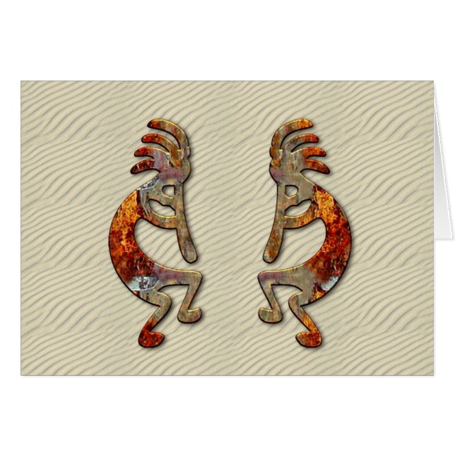 "La flauta de Kokopelli" (Anverso (Horizontal))