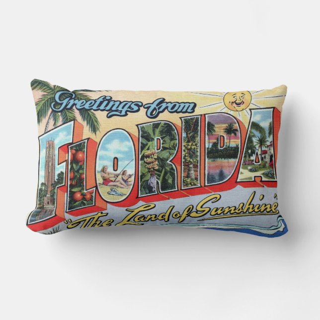 La FLORIDA - la tierra de la sol - ALMOHADA (Anverso)