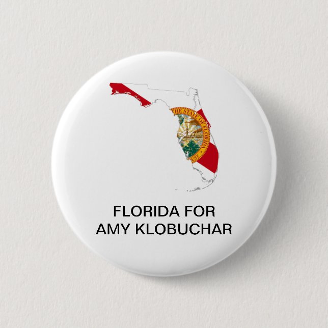 La FLORIDA para el botón del AMY KLOBUCHAR 2020 (Anverso)