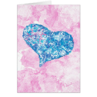 La forma de mi corazón - tarjeta de felicitación