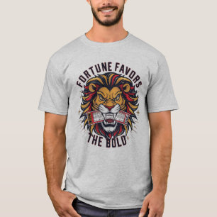 La fortuna favorece la audaz camiseta de la loterí