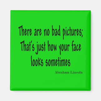 La fotografía cita el imán