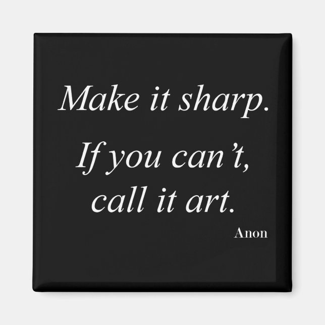 La fotografía cita el imán (Frente)