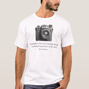 La fotografía es la única camiseta de lenguaje