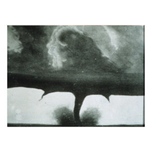 La fotografía sabida más vieja de un tornado a