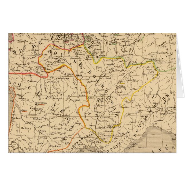 La France apres la mort de Clothaire 1er (Anverso (Horizontal))