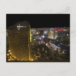 La franja de Las Vegas en las postales nocturnas
