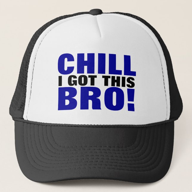 ¡La frialdad I consiguió este Bro! Gorra del (Anverso)
