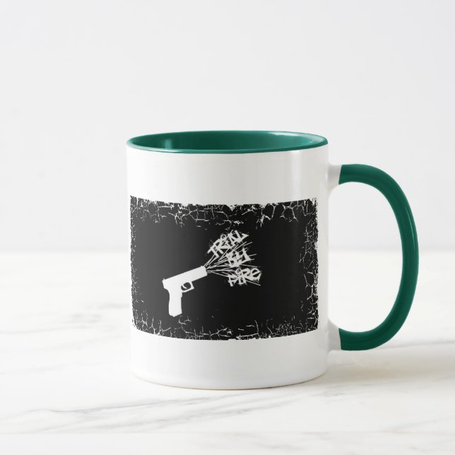 La frontera apenada 2 echó a un lado taza del (Derecha)