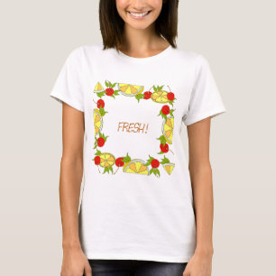 La fruta es la Minimalista camiseta de verano