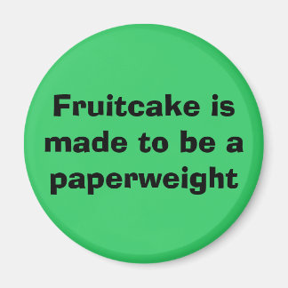La fruta se hace como un imán de papel