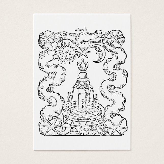 La fuente alquímica (Frente)