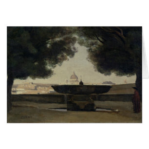 La fuente de la academia francesa en Roma