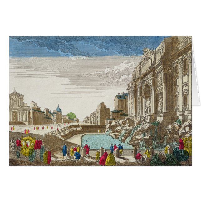 La fuente del Trevi, Roma (Anverso (Horizontal))