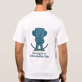 La Fuerza Es Una Camiseta Calma Inquebrantable - M