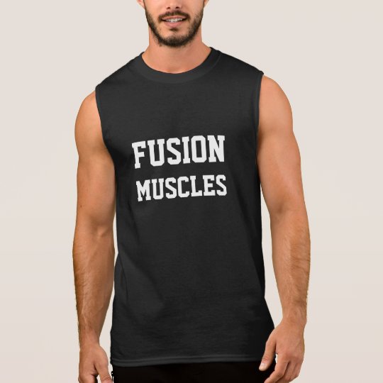 La fusión Muscles la camisa sin mangas