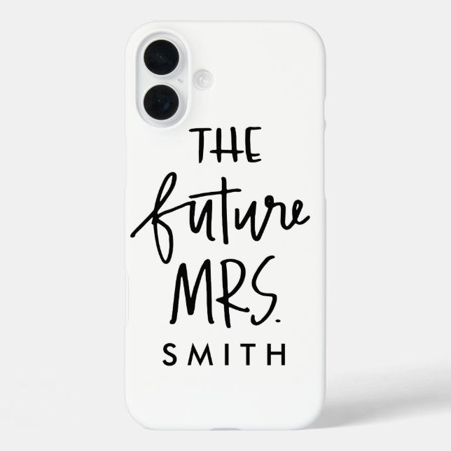 La futura Sra. funda de teléfono personalizada (Reverso )
